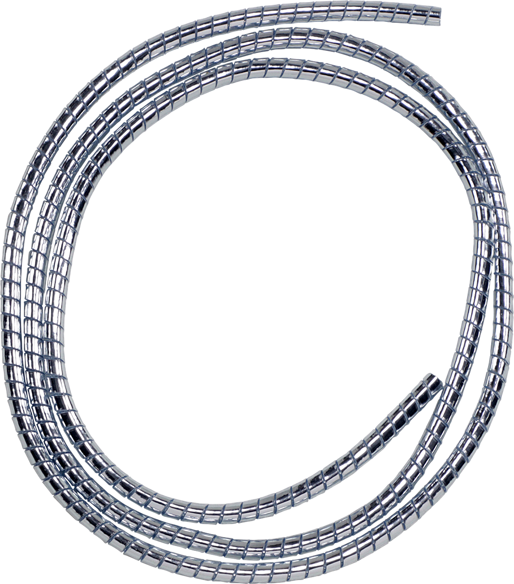 DRAG SPECIALTIES CHROME CABLE/WIRE COVERING CHR CBL CVR 5' X 3/16