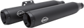 S&S CYCLE GRAND NATIONAL SLIP-ON MUFFLERS FOR HARLEY-DAVIDSON 2018 - 2019 MUFFLER BLK GN RACE M8ST
