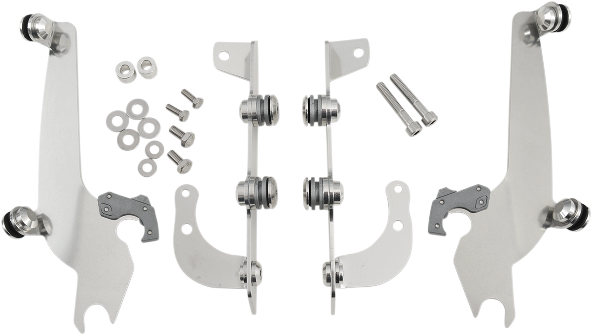 MEMPHIS SHADES METRIC NO-TOOL TRIGGER-LOCK MOUNT KITS FOR SPORTSHIELDS MNT KIT TL S/S VT750 AERO
