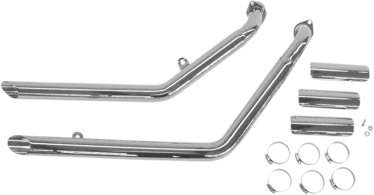COBRA COMPLETE EXHAUST SYSTEMS FOR METRIC CRUISERS BLVD DRAG PIPES 2"VT1100C