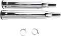 COBRA 3" SLIP-ON MUFFLERS WITH RACE-PRO TIPS FOR HARLEY-DAVIDSON 2007 - 2013 Chrome/Black 3" Slip-On Mufflers