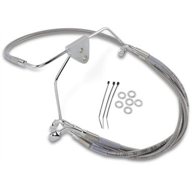 EXTENDED LENGTH STAINLESS STEEL BRAKE LINE KITS FOR HARLEY-DAVIDSON