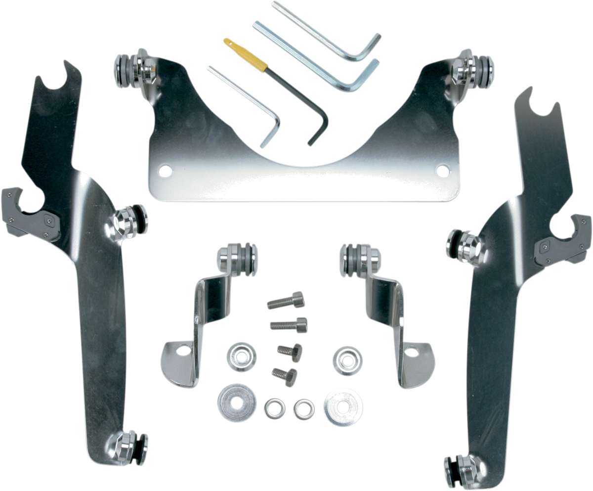 MEMPHIS SHADES METRIC NO-TOOL TRIGGER-LOCK MOUNT KITS FOR SPORTSHIELDS MNT KIT TL SS SUZ C90/T