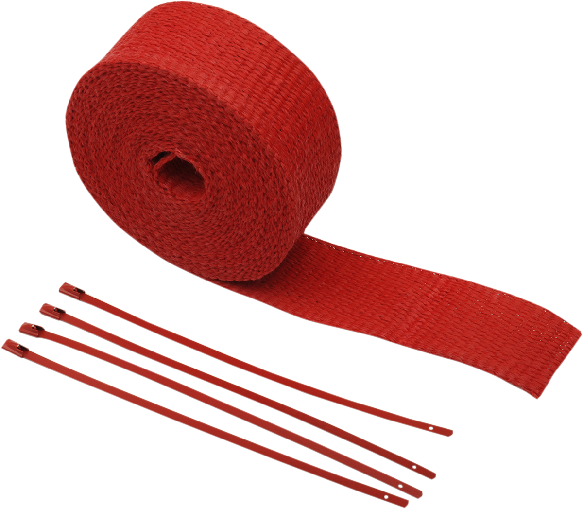 CYCLE PERFORMANCE PROD. EXHAUST PIPE WRAP WRAP EXH KIT 2X25 RED/RED