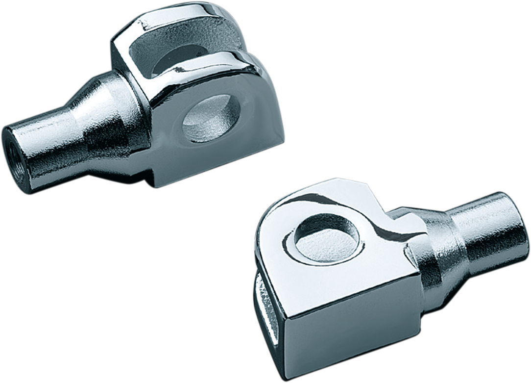 Kuryakyn 8830 Chrome Tapered Peg Adapters for Kawasaki And Suzuki