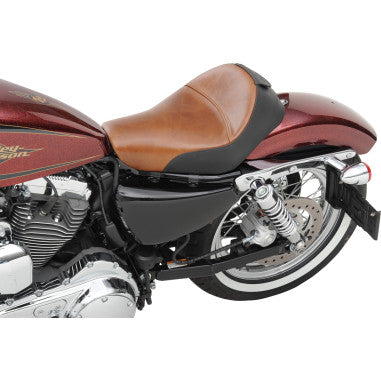 RENEGADE™ LARIAT SOLO SEATS WITH BACKREST OPTION AND PILLION PAD FOR HARLEY-DAVIDSON