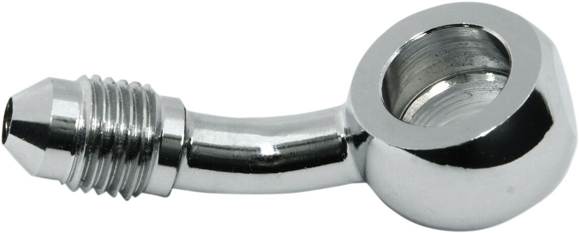 MAGNUM BRAIDED DOT UNIVERSAL BRAKE LINES AND FITTINGS BANJO FITTING AN3 CHROME