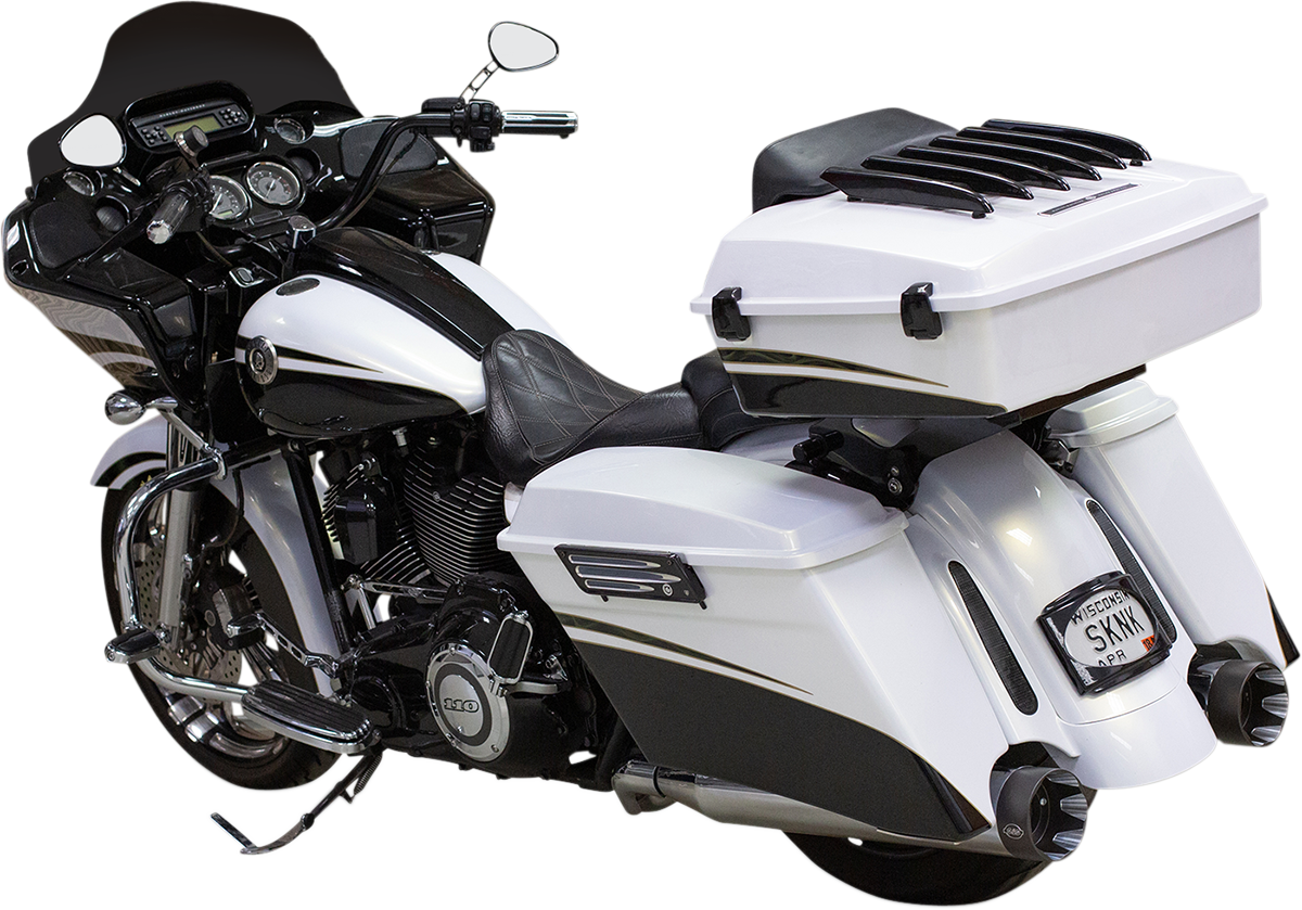 S&S CYCLE SIDEWINDER 2-INTO-1 EXHAUST SYSTEMS AND SHADOW MUFFLER KITS FOR HARLEY-DAVIDSON 2009 MUFFLER SHADOW CH 9-19FL