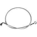 E-Z ALIGN DOT BRAIDED SINGLE DISC NON-ABS FRONT BRAKE LINES FOR HARLEY-DAVIDSON