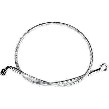 E-Z ALIGN DOT BRAIDED SINGLE DISC NON-ABS FRONT BRAKE LINES FOR HARLEY-DAVIDSON