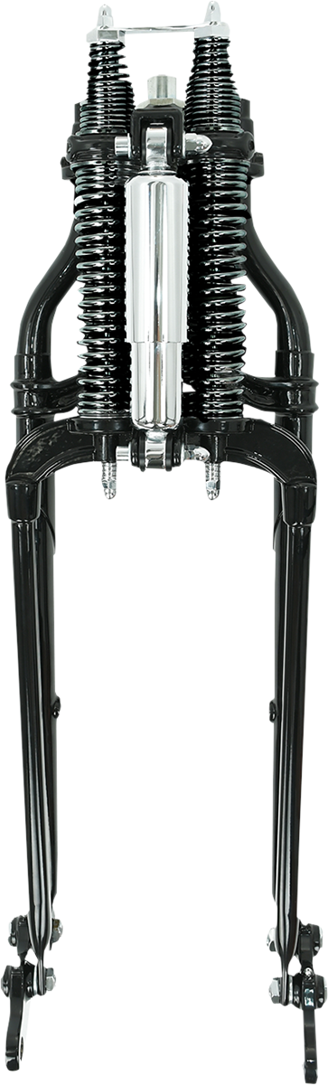 Springergabeln für Harley Davidson, schwarzer Körper/schwarze Federn