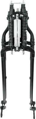 Springergabeln für Harley Davidson, schwarzer Körper/schwarze Federn