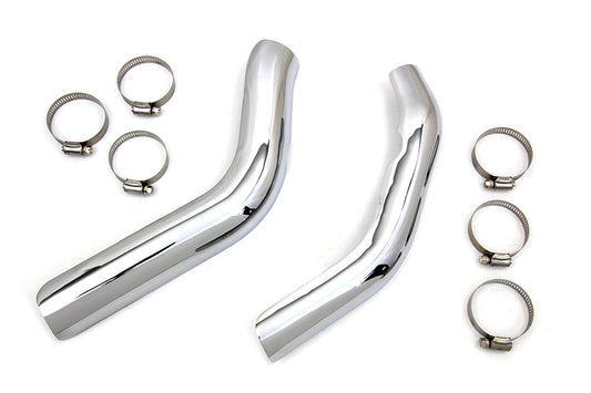 Exhaust Heat Shield Set For Harley-Davidson Sportster 1986-2003 With Drag Pipes