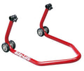 Caballete trasero BIKE LIFT universal rojo con soportes de goma en "L" BIKE LIFT 