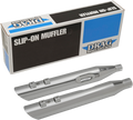 DRAG SPECIALTIES SLASHDOWN SLIP-ON MUFFLERS FOR HARLEY-DAVIDSON 2017 - 2019 Chrome 4" Slip-On Mufflers