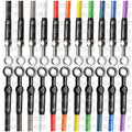 Kit de latiguillos delanteros Venhill Verde/Cromo DUC10004F5 VENHILL 