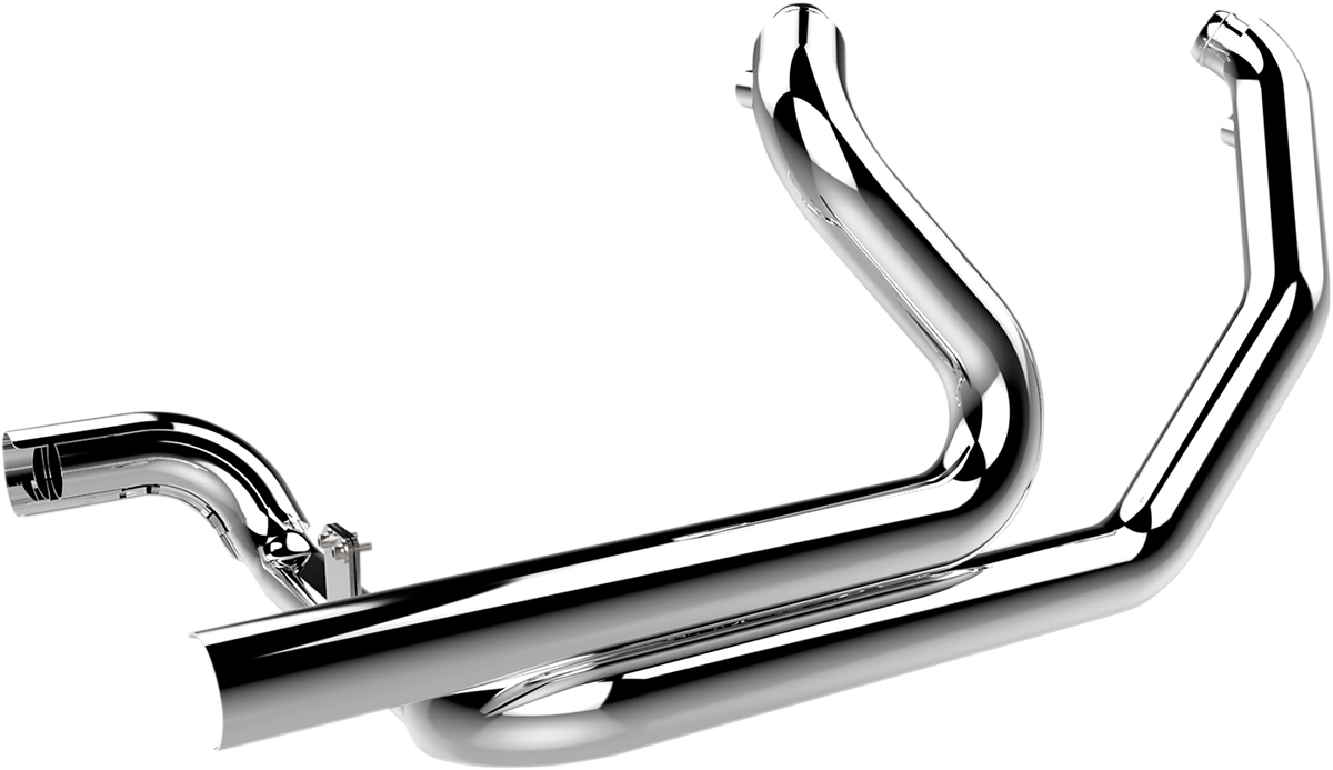 KHROME WERKS 2-INTO-2 CROSSOVER HEADERS WITH HEAT SHIELDS FOR HARLEY-DAVIDSON 2009 - 2013 Chrome 2-Into-2 Crossover Headers