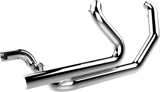 KHROME WERKS 2-INTO-2 CROSSOVER HEADERS WITH HEAT SHIELDS FOR HARLEY-DAVIDSON 2009 - 2013 Chrome 2-Into-2 Crossover Headers