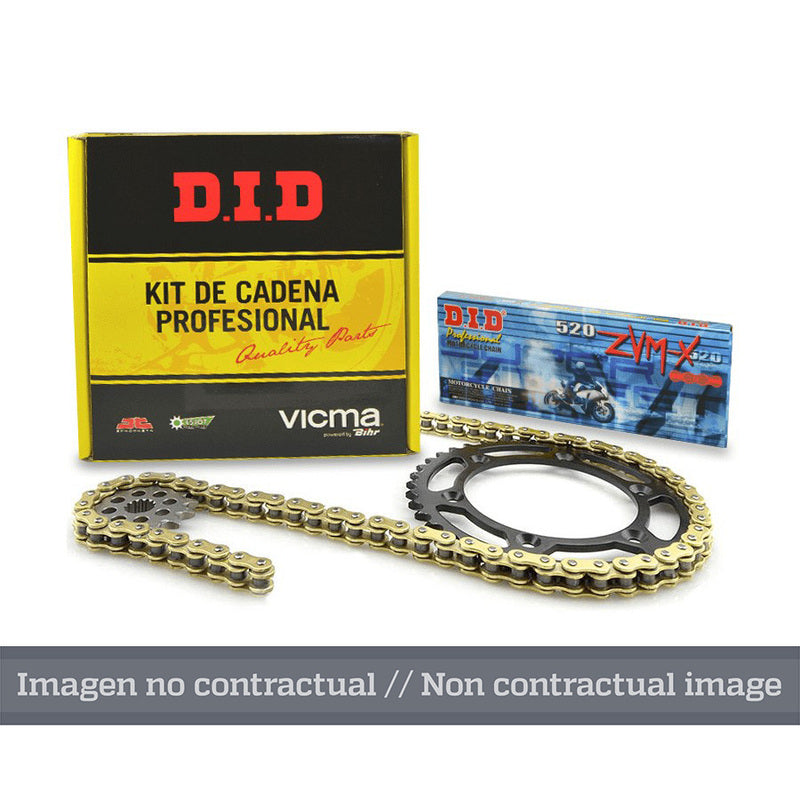 Kit cadena DID 520VX3 (14-39-100) D.I.D 