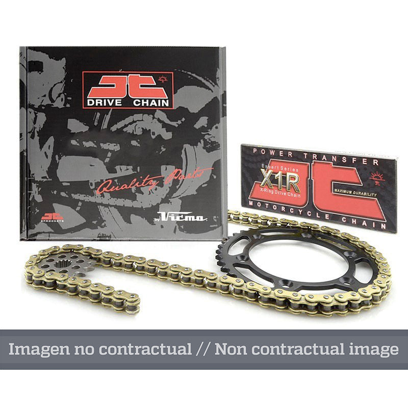 Kit cadena JT 520X1R (15-46-120) JT DRIVE CHAIN 