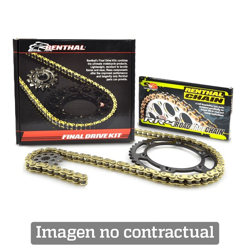 Kit cadena aluminio Renthal 520R3-3 (13-49-114) RENTHAL 