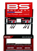 Expositor BS BATTERY + 2 cargadores BK20 BS BATTERY 