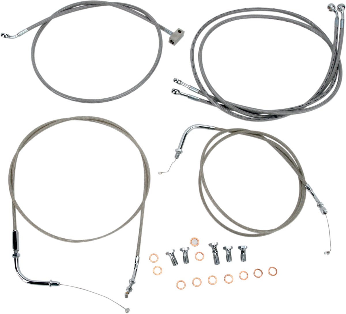 BARON HANDLEBAR CABLE AND LINE KITS CBL LINE KT 18" RDLINER