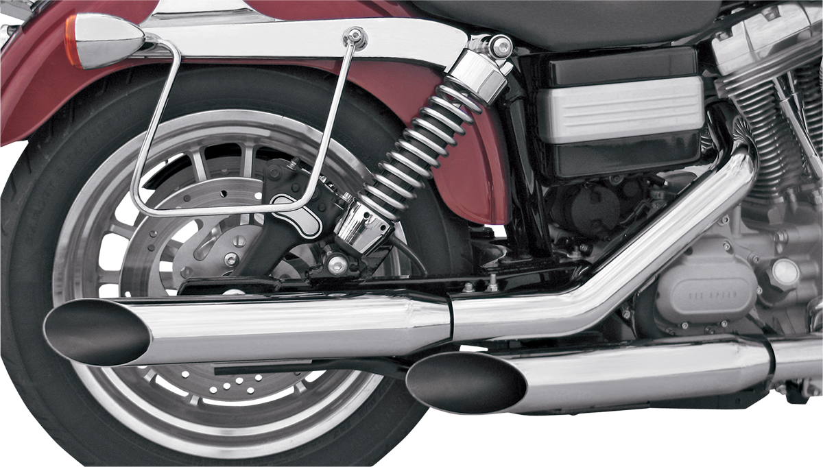 KHROME WERKS 3" HP-PLUS® SLIP-ON MUFFLERS FOR HARLEY-DAVIDSON 1995 - 2000 Chrome 3" HP-Plus® Slip-On Mufflers