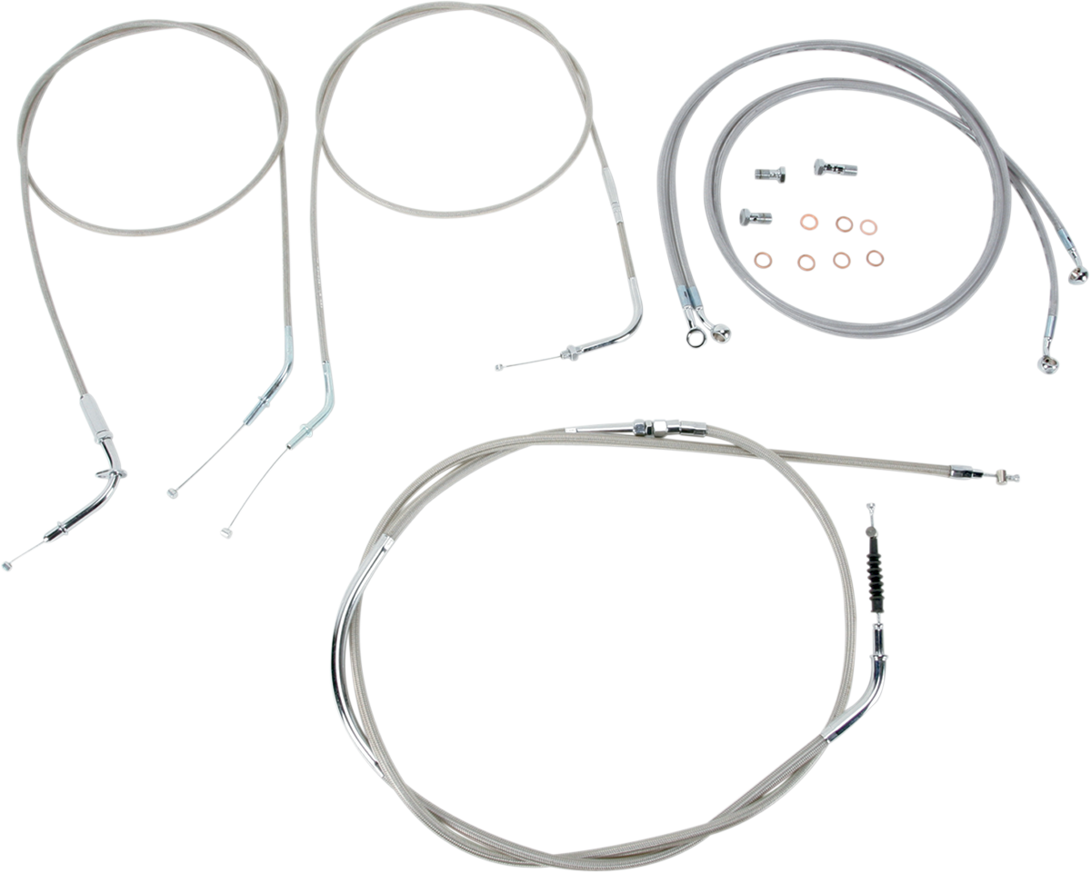 BARON HANDLEBAR CABLE AND LINE KITS CBL LINE KT 18" VN2000