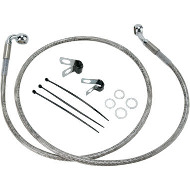 EXTENDED LENGTH STAINLESS STEEL BRAKE LINE KITS FOR HARLEY-DAVIDSON