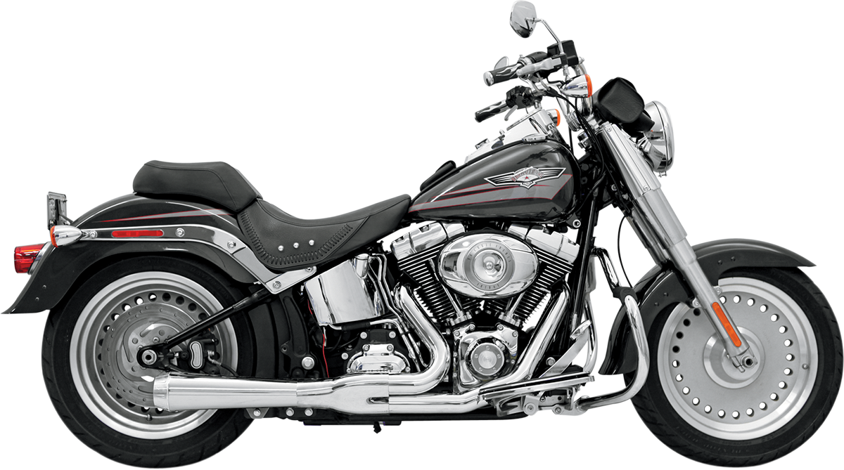 BASSANI XHAUST ROAD RAGE 2-INTO-1 SYSTEMS FOR HARLEY-DAVIDSON 2005 Chrome Short Road Rage 2-Into-1 Exhaust System