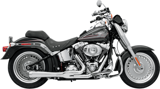 BASSANI XHAUST ROAD RAGE 2-INTO-1 SYSTEMS FOR HARLEY-DAVIDSON 2005 Chrome Short Road Rage 2-Into-1 Exhaust System