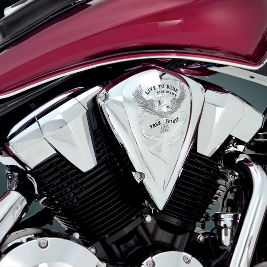 SHOW CHROME AIR CLEANER COVERS COVER AIR CLEANER VT1300