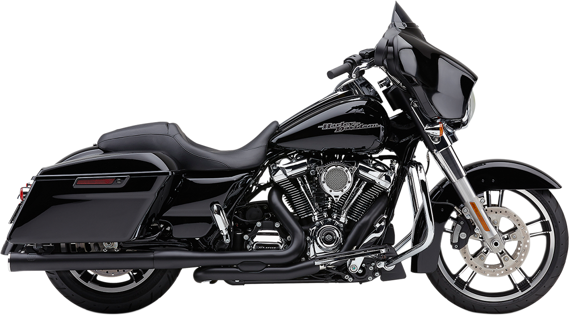 COBRA 3" SLIP-ON MUFFLERS WITH RACE-PRO TIPS FOR HARLEY-DAVIDSON 2017 - 2020 Black 3" Slip-On Mufflers
