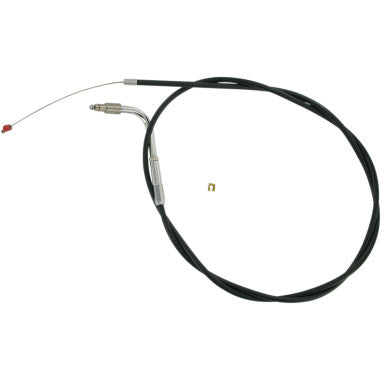 BLACK VINYL THROTTLE AND IDLE CABLES FOR HARLEY-DAVIDSON