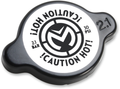 MOOSE RACING HARD-PARTS HIGH PRESSURE RADIATOR CAPS RADIATOR CAP 2.1 BAR BLK
