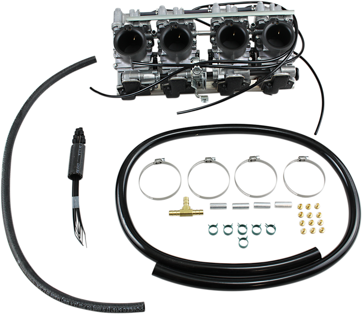 MIKUNI RS SERIES RADIAL FLAT SLIDE CARBURETORS CARBS RS34 4CYL SET