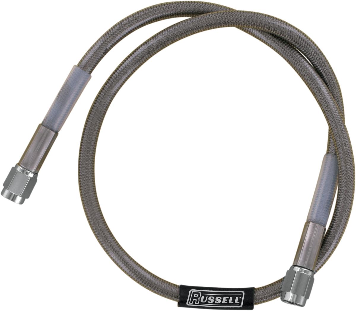 RUSSELL UNIVERSAL BRAIDED STAINLESS STEEL BRAKE LINES SS DOT BRAKE LINE 44"W/CL