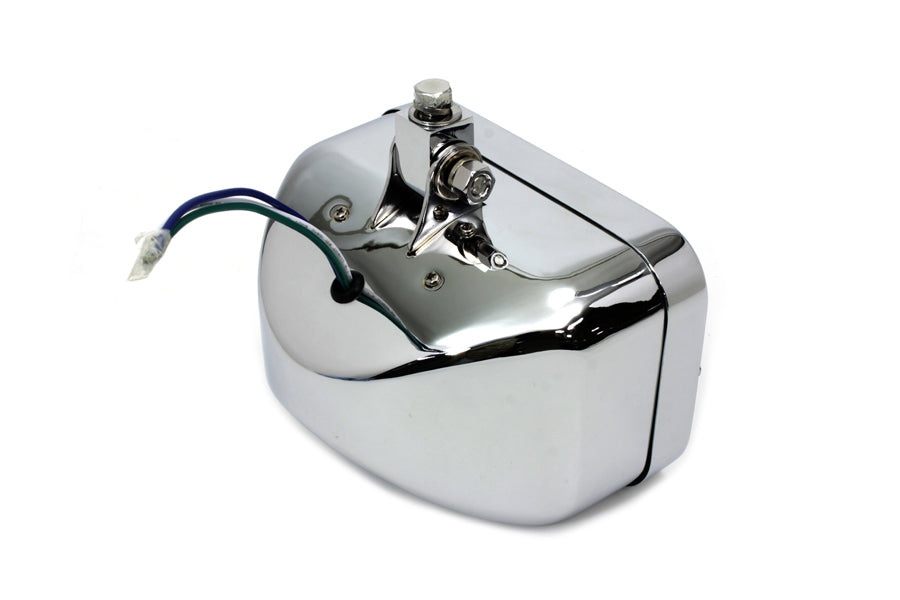Kompletter Caddy 12V-Scheinwerfer mit Bodenmontage und Glühbirne für Harley-Davidson