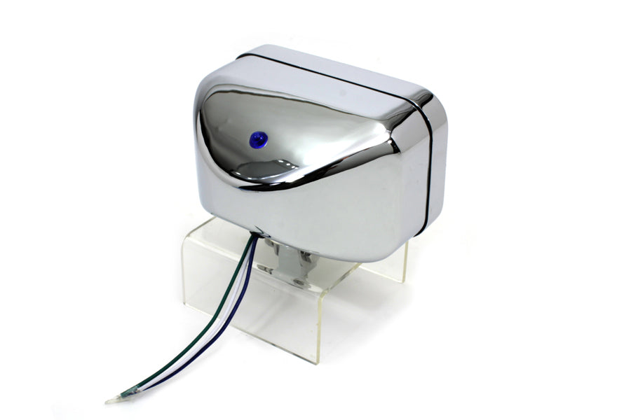 Kompletter Caddy 12V-Scheinwerfer mit Bodenmontage und Glühbirne für Harley-Davidson