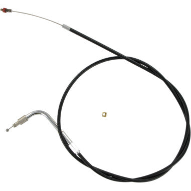 BLACK VINYL THROTTLE AND IDLE CABLES FOR HARLEY-DAVIDSON