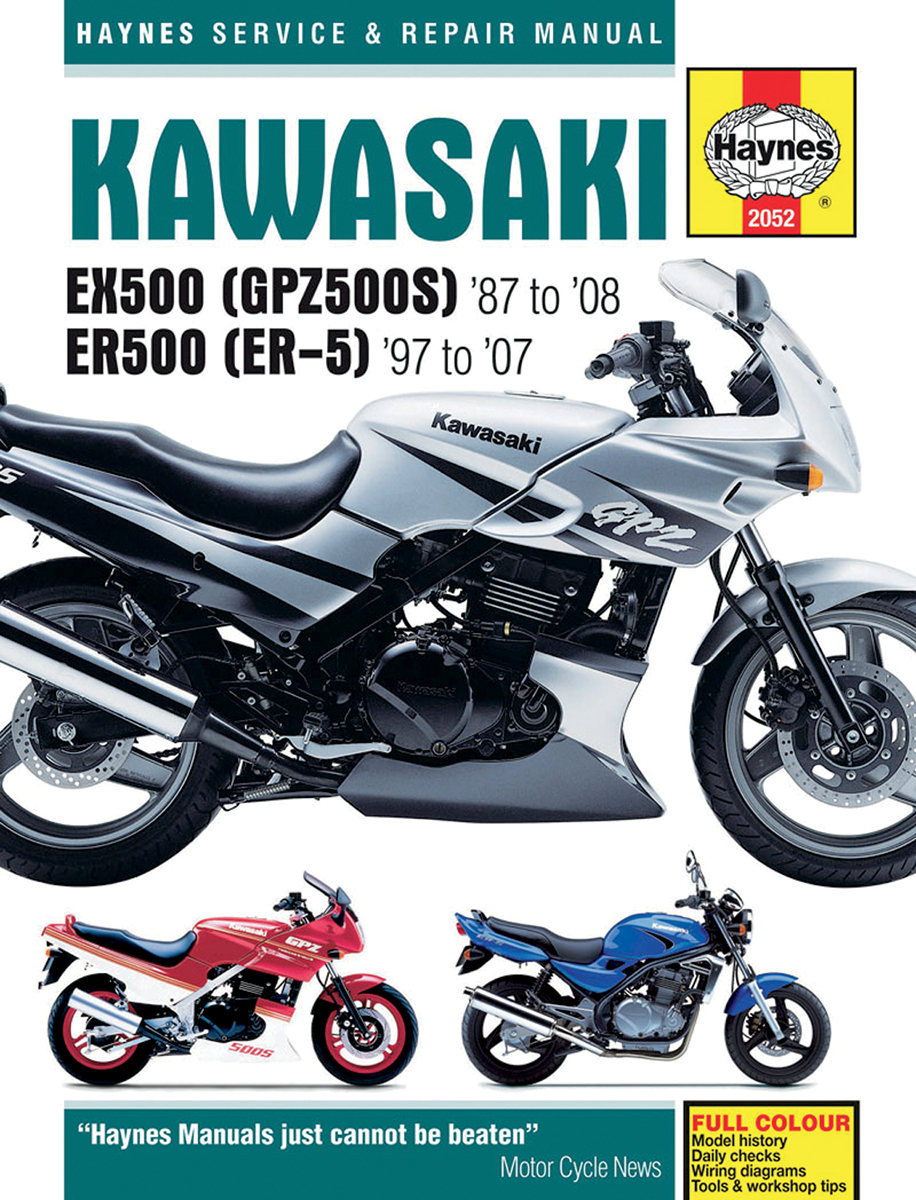 HAYNES MOTORCYCLE REPAIR MANUALS MANUAL KAW EX500