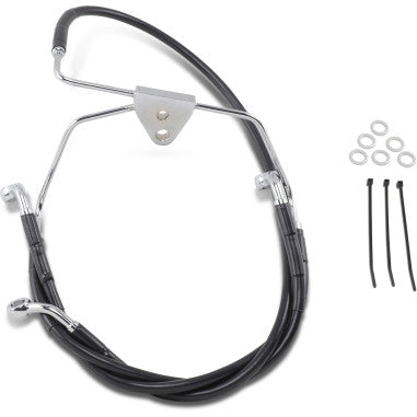 STANDARD LENGTH STAINLESS STEEL BRAKE LINE KITS FOR HARLEY-DAVIDSON