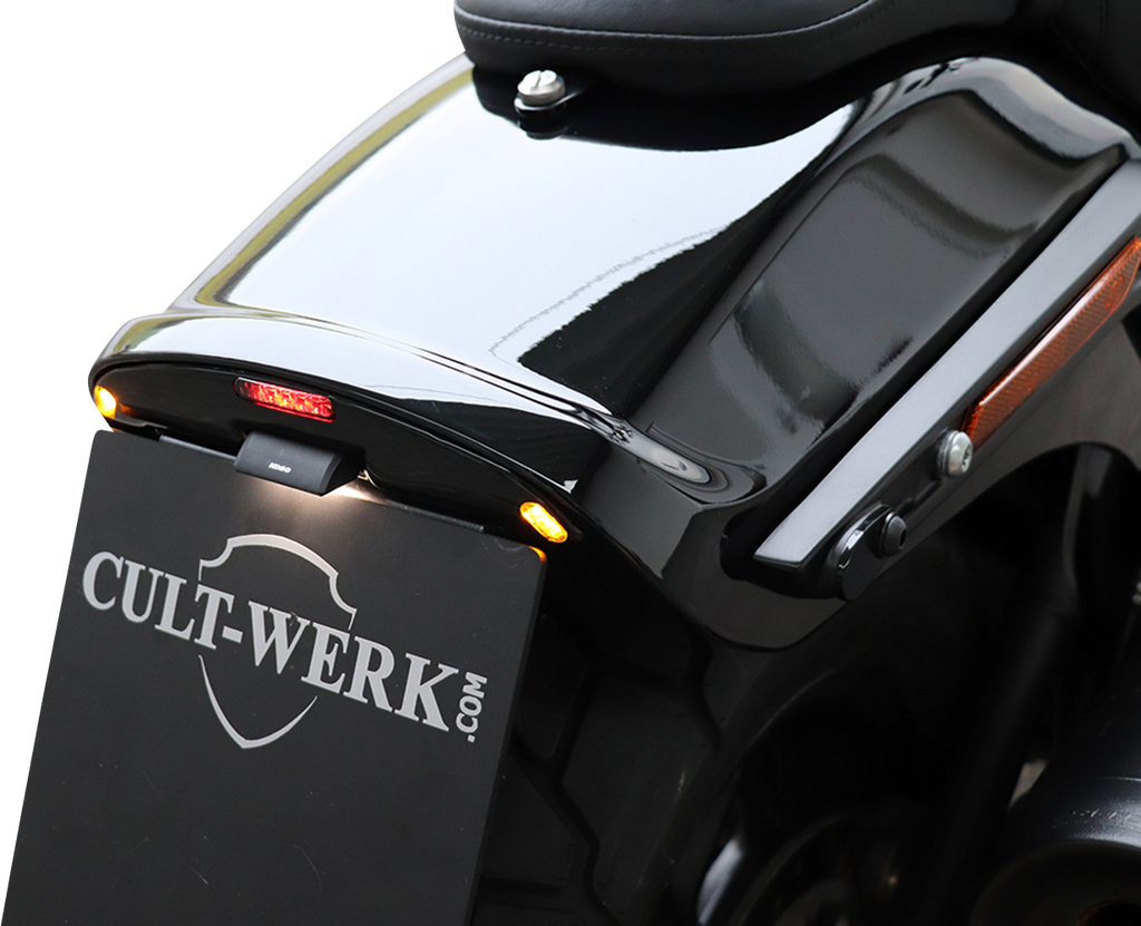 Porta Matricula Central Para Harley Davidson