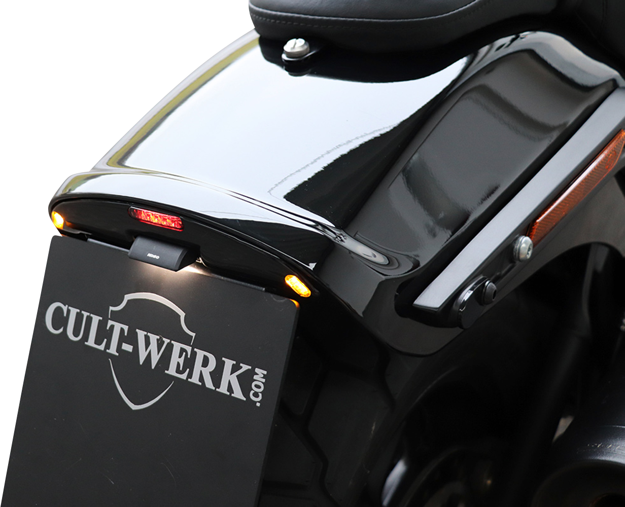 Porta Matricula Central Para Harley Davidson