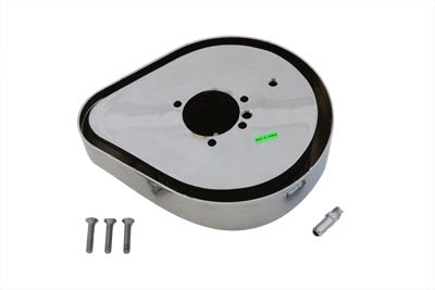 Chrome Flame Tear Drop Air Cleaner For Harley-Davidson 1957-1989