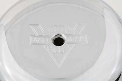 7" V-Twin Logo Air Cleaner Cover Chrome For Harley-Davidson