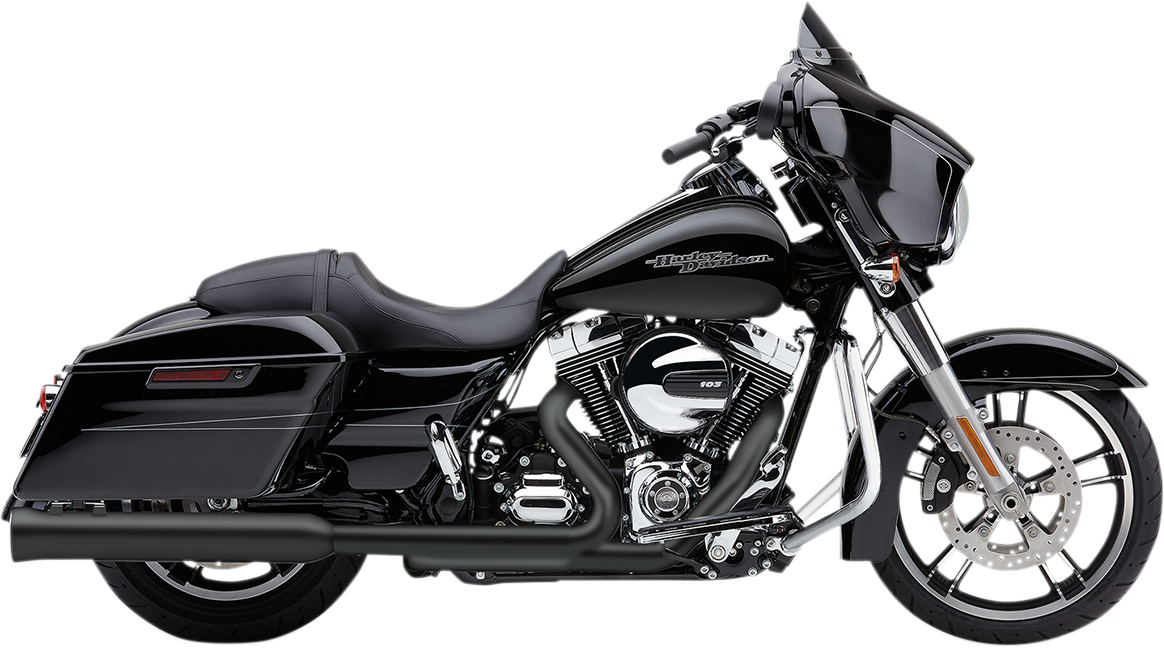 COBRA NH SERIES MUFFLERS FOR HARLEY-DAVIDSON 1995 - 2013 Raven Black NH Series Slip-On Mufflers