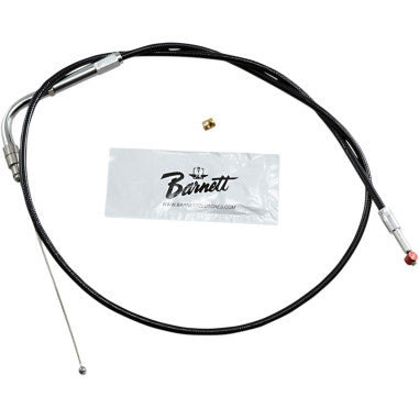 BLACK VINYL THROTTLE AND IDLE CABLES FOR HARLEY-DAVIDSON