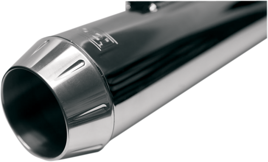 BASSANI XHAUST ROAD RAGE 2-INTO-1 SYSTEMS FOR HARLEY-DAVIDSON  Polished Billet End Cap For PART #'s 1801-0184/0185/0332/0333